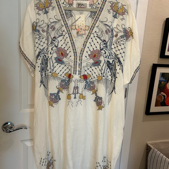 JOHNNY WAS ZIPPY DRESS SIZE XXL